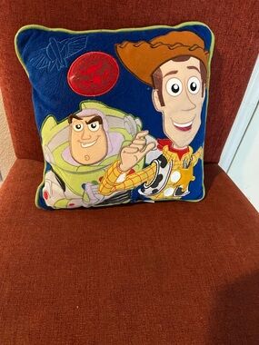 Toy Story Blue Character Throw Pillow - Woody & Buzz